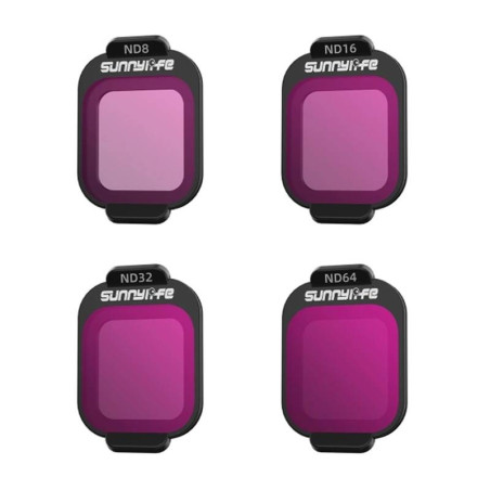 Filtri ND8, ND16, ND32, ND64 Sunnylife per DJI Flip