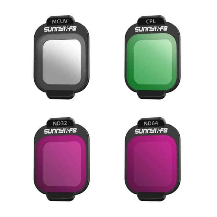Filtri Sunnylife MCUV, CPL, ND32, ND64 per DJI Flip