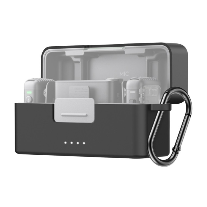 Custodia protettiva Puluz per DJI Mic 2 (Nero)