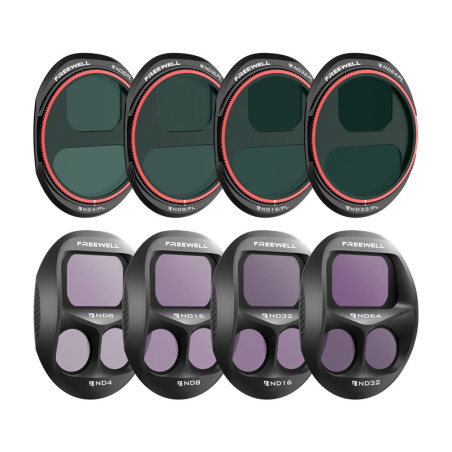 Freewell Set Filtri All Day per DJI Mavic 4 Pro (8 pezzi)