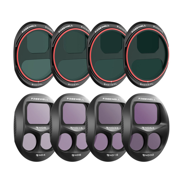 Freewell Set Filtri All Day per DJI Mavic 4 Pro (8 pezzi)
