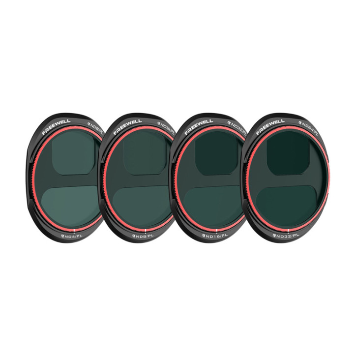 Freewell Set Filtri ND/PL per DJI Mavic 4 Pro Giorno Luminoso (4pz)