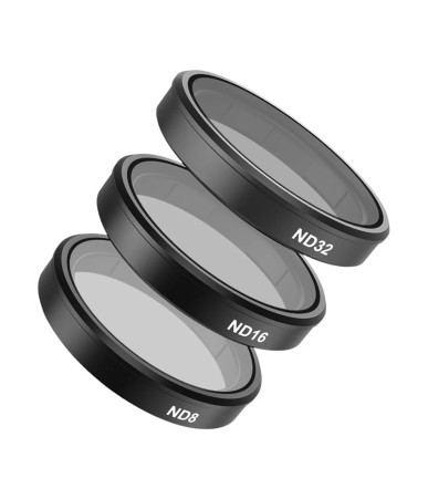 Telesin Set Filtri CPL + ND8/ND16/ND32 per DJI Action 5 Pro / 4 / 3