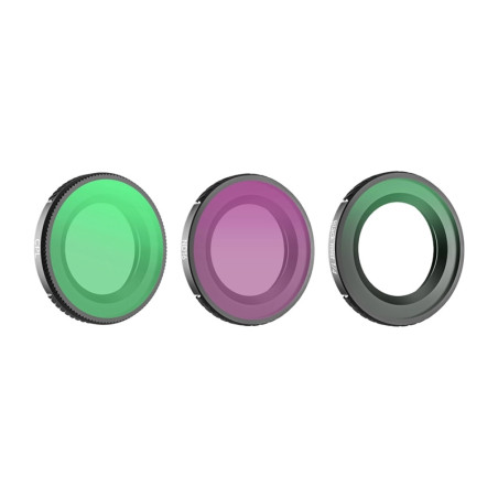 Sunnylife Filtri Obiettivo 1/4" 3 pz. - Black Mist + CPL + ND16 per Osmo Nano