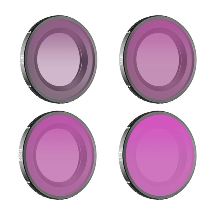 Set 4 Filtri Sunnylife ND8 + ND16 + ND32 + ND64 per Osmo Nano