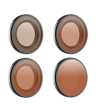 Set 4 Filtri Sunnylife ND8/PL + ND16/PL + ND32/PL + ND64/PL per Osmo Nano