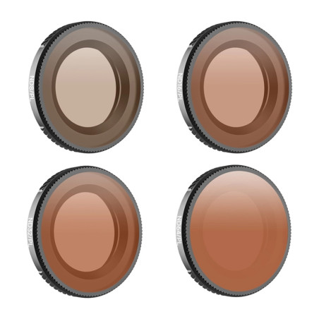 Set 4 Filtri Sunnylife ND8/PL + ND16/PL + ND32/PL + ND64/PL per Osmo Nano