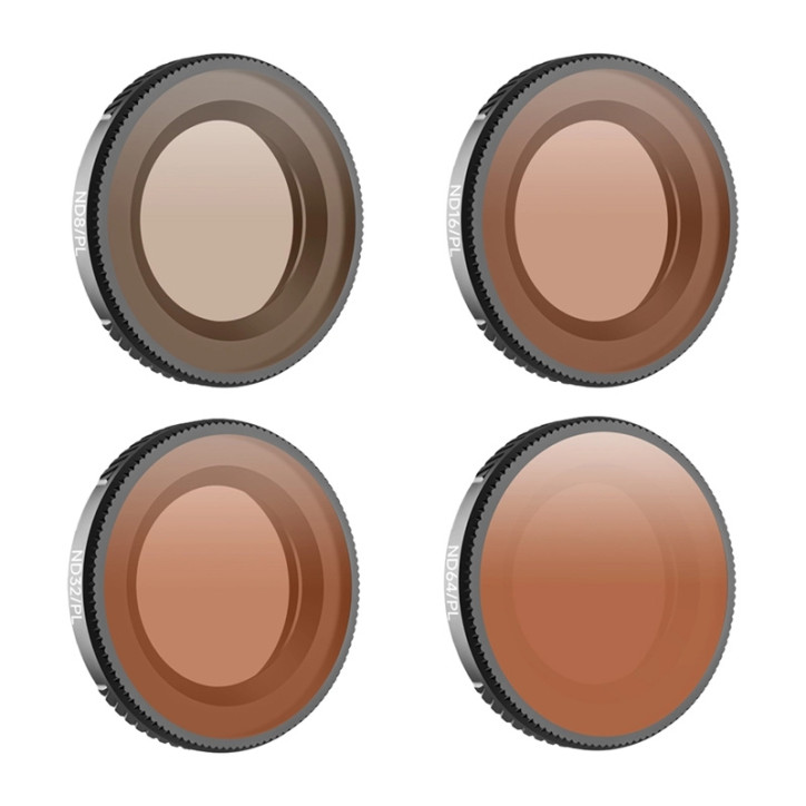 Set 4 Filtri Sunnylife ND8/PL + ND16/PL + ND32/PL + ND64/PL per Osmo Nano