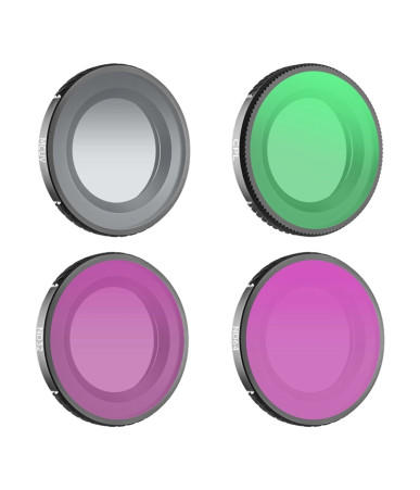 Set of 4 Sunnylife MCUV + CPL + ND32 + ND64 filters for Osmo Nano