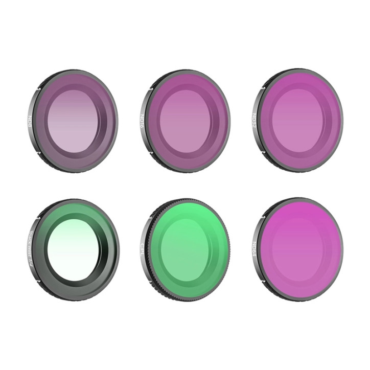 Sunnylife Set 6 Filtri per Osmo Nano: Black Mist 1/4, CPL, ND8, ND16, ND32, ND64 Sunnylife Set 6 Filtri per Osmo Nano: Black Mist 1/4, CPL, ND8, ND16, ND32, ND64