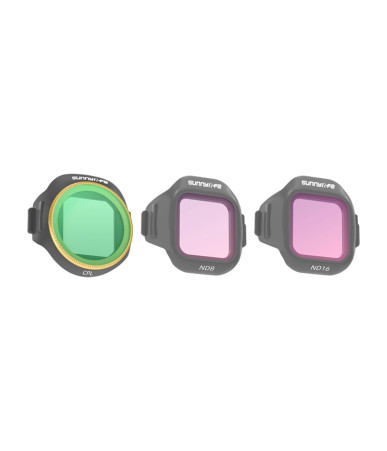 Set 3 filtri Sunnylife CPL + ND8 + ND16 per MINI 5 Pro