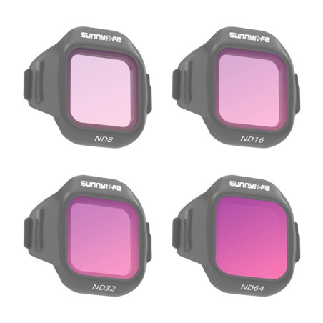 Set 4 Filtri Sunnylife ND8 + ND16 + ND32 + ND64 per MINI 5 Pro