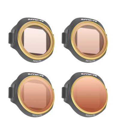 Set 4 Filtri Sunnylife ND8/PL + ND16/PL + ND32/PL + ND64/PL per MINI 5 Pro