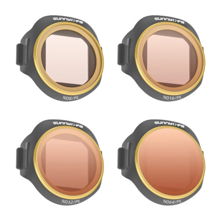Set 4 Filtri Sunnylife ND8/PL + ND16/PL + ND32/PL + ND64/PL per MINI 5 Pro