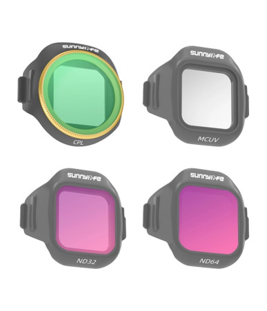 Set 4 Filtri Sunnylife MCUV + CPL + ND32 + ND64 per MINI 5 Pro