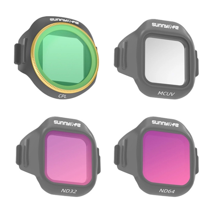 Set 4 Filtri Sunnylife MCUV + CPL + ND32 + ND64 per MINI 5 Pro