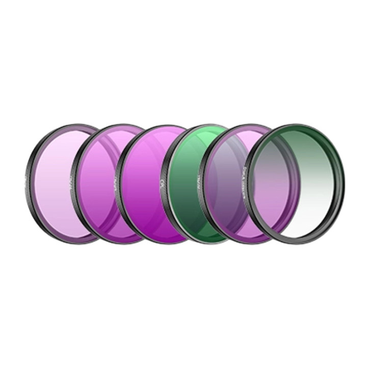 Set filtri per DJI Action 6 (CPL/ND8/16/32/64/Black Mist 1/4)