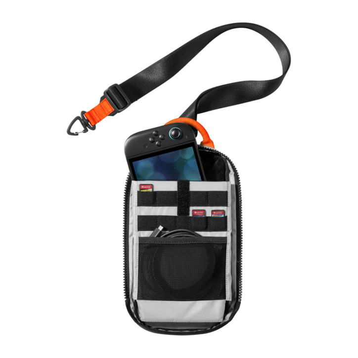 Borsa da Viaggio TOMTOC GameOn-G49 per Switch, 2,3L (Grigio)