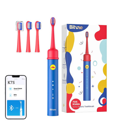 Sonic toothbrush for kids with app and tip set Bitvae BVK7S (blue)