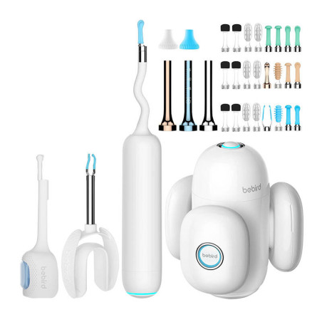 Otoscopio con camera per pulizia orecchie Bebird Home 30S (Bianco)