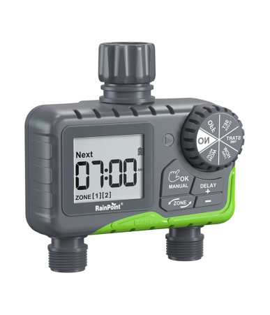 RainPoint ITV205 Timer per Irrigazione a 2 Zone