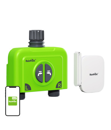 RainPoint WiFi 2-zone irrigation controller with gateway