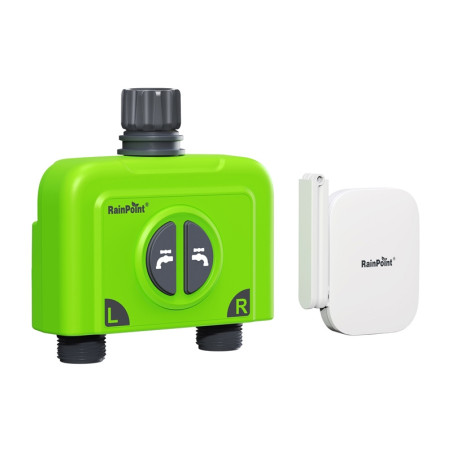 RainPoint WiFi Controller Irrigazione 2 Zone con Gateway