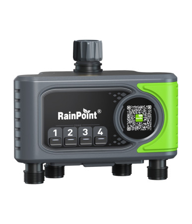 RainPoint HTV405FRF Controllore Irrigazione WiFi 4 Zone