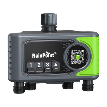 RainPoint HTV405FRF Controllore Irrigazione WiFi 4 Zone