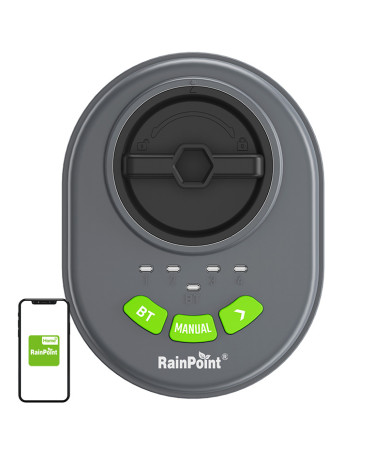 RainPoint 4-zone sprinkler controller with app, Bluetooth