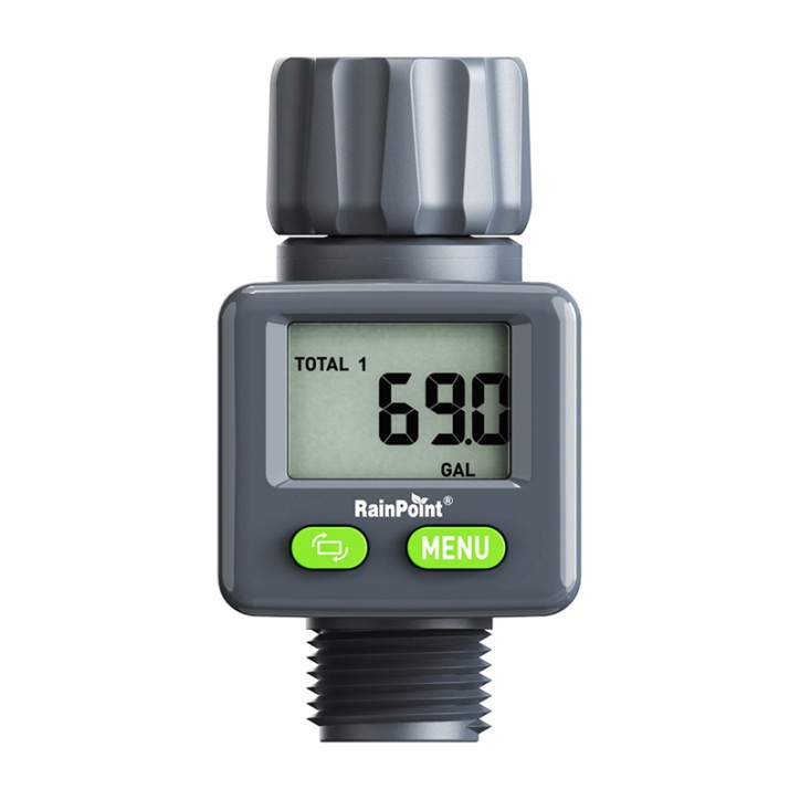 RainPoint misuratore di flusso acqua digitale