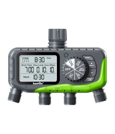 RainPoint 4-Zone Irrigation Controller ITV447