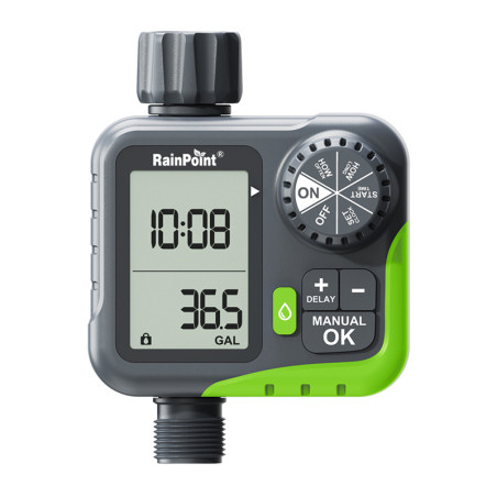 RainPoint ITV117 Controller Irrigazione con Limitatore Consumo Acqua