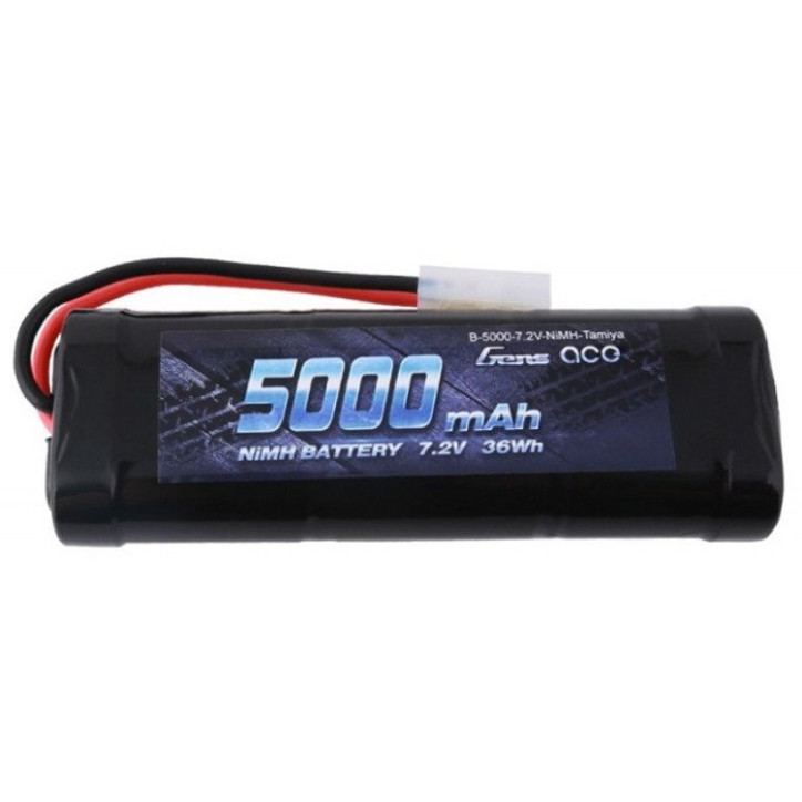 Batteria Gens Ace 5000mAh 7,2V NiMH Tamiya