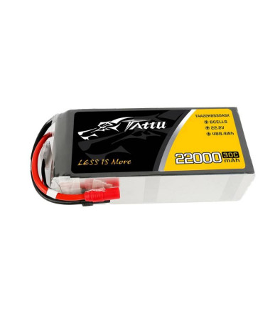 Batteria LiPo Tattu 22000mAh 22.2V 30C 6S1P AS150+XT150