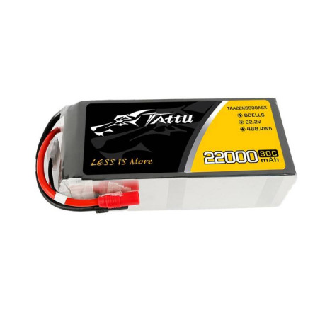 Batteria LiPo Tattu 22000mAh 22.2V 30C 6S1P AS150+XT150