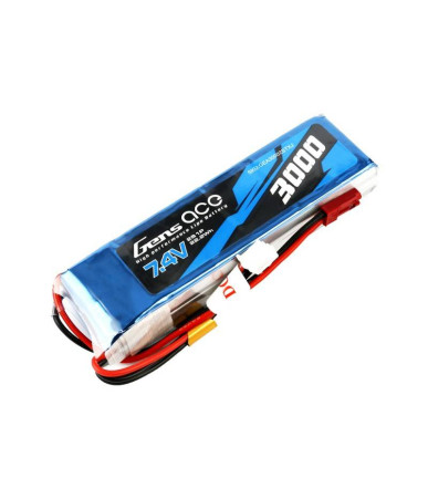 Batteria Gens Ace 3000mAh 7.4V 1C 2S1P LiPo