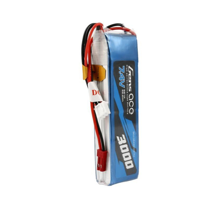 Batteria Gens Ace 3000mAh 7.4V 1C 2S1P LiPo
