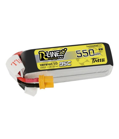 Batteria Tattu R-Line 550mAh 14.8V 95C 4S1P