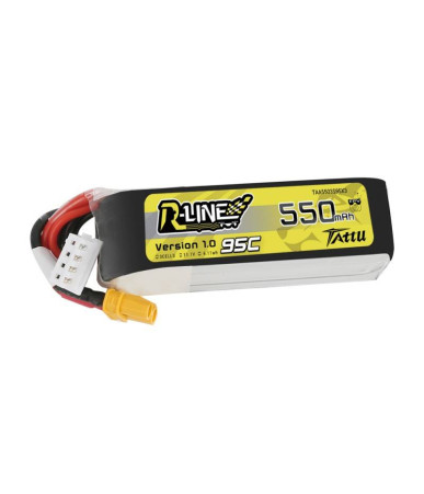 Batteria Tattu R-Line 550mAh 11.1V 95C 3S1P XT30
