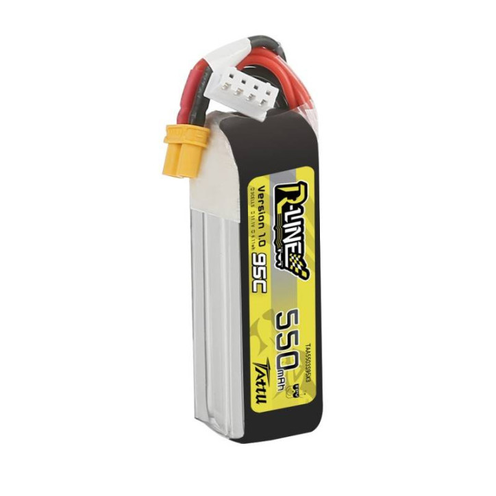Batteria Tattu R-Line 550mAh 11.1V 95C 3S1P XT30