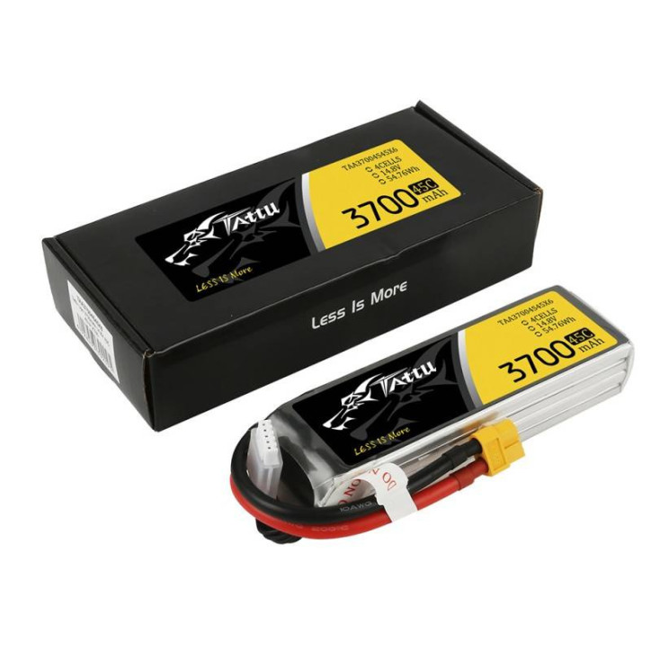 Batteria Tattu 3700mAh 14,8V 45C 4S1P