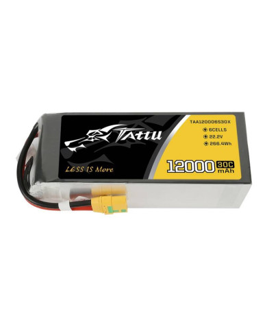 Battery Tattu 12000mAh 22.2V 30C 6S1P XT90