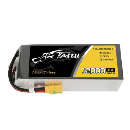 Batteria Tattu 12000mAh 22.2V 30C 6S1P XT90
