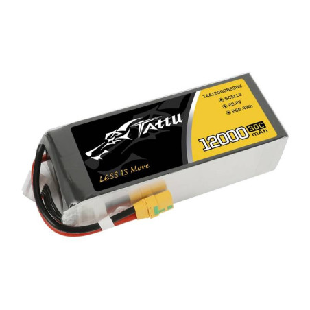 Batteria Tattu 12000mAh 22.2V 30C 6S1P XT90