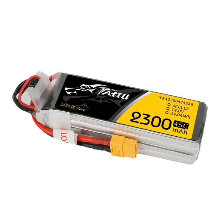 Batteria Tattu 2300mAh 14,8V 75C 4S1P XT60