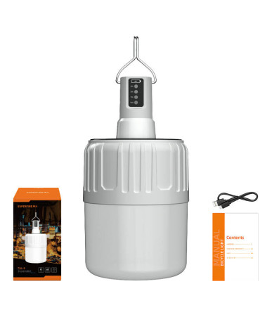 Lampada da campeggio Superfire T26-S, 500 lm, solare, 18W, 3 modalità
