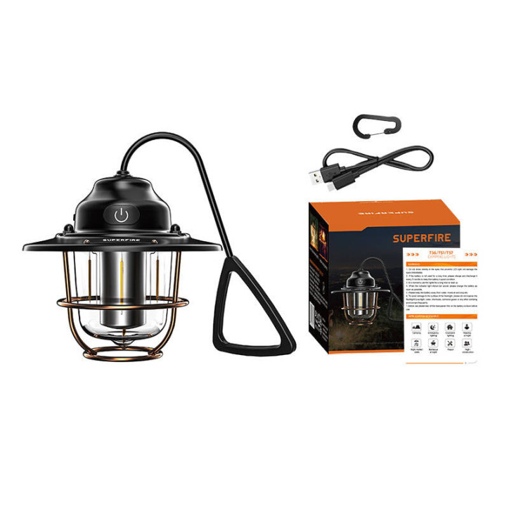 Lampada da campeggio Superfire T57, 7 modalità