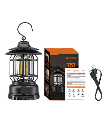 Torcia da campeggio Superfire T51, USB-C