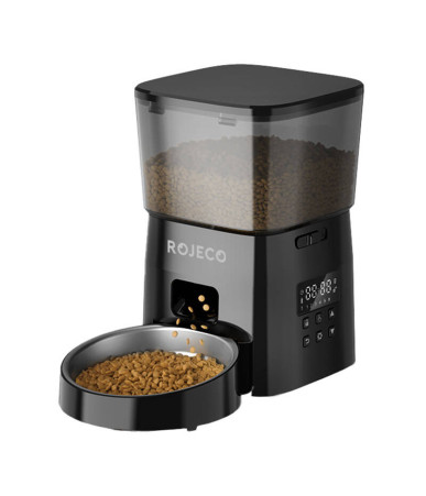 Rojeco 2L Distributore Automatico Cibo per Animali con Pulsante